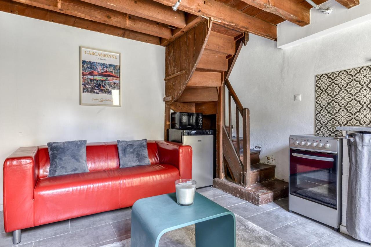 Appartement Le Patio De La Bastide Avec Terrasse & Netflix - Quartier Paisible à Carcassonne Extérieur photo