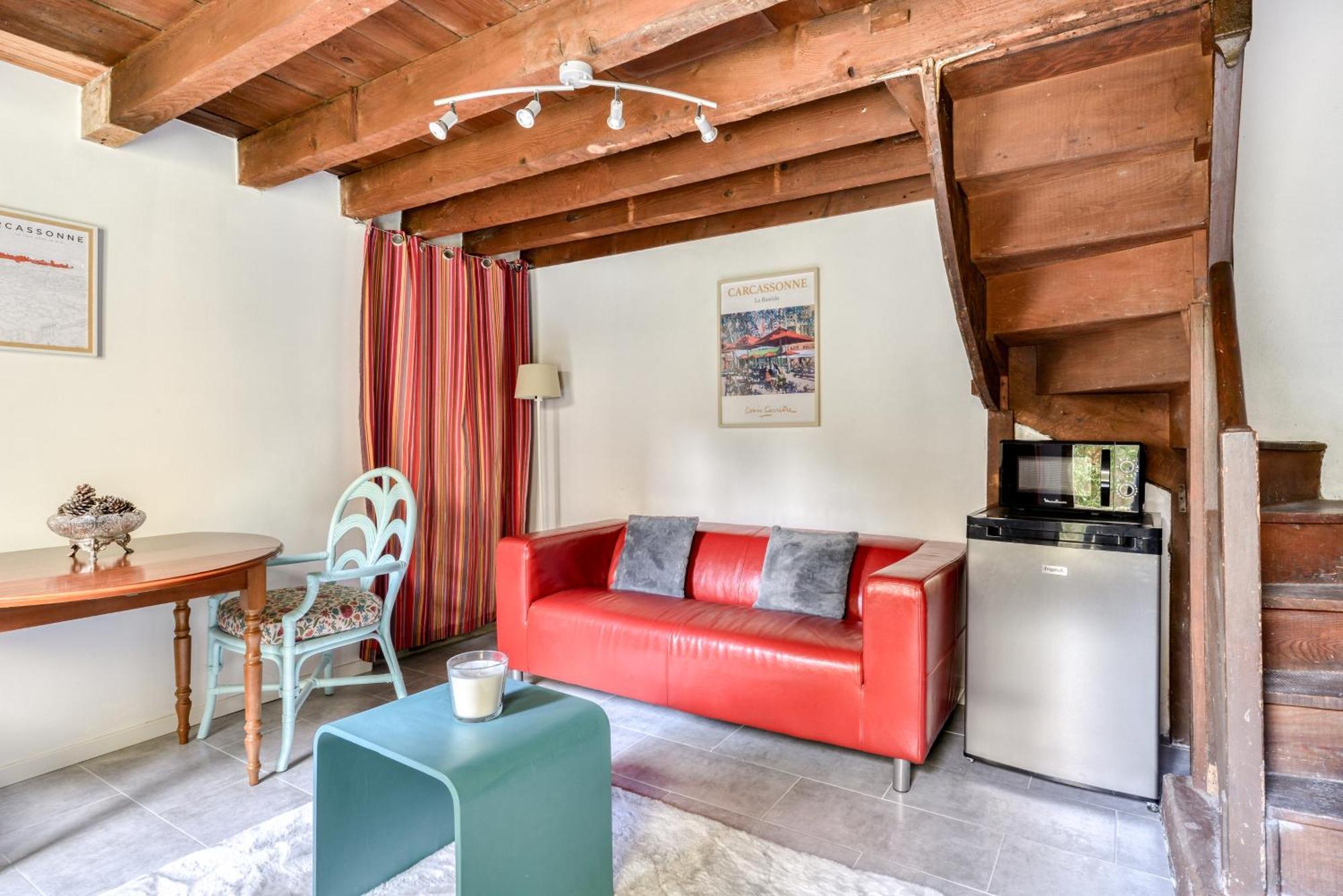 Appartement Le Patio De La Bastide Avec Terrasse & Netflix - Quartier Paisible à Carcassonne Extérieur photo